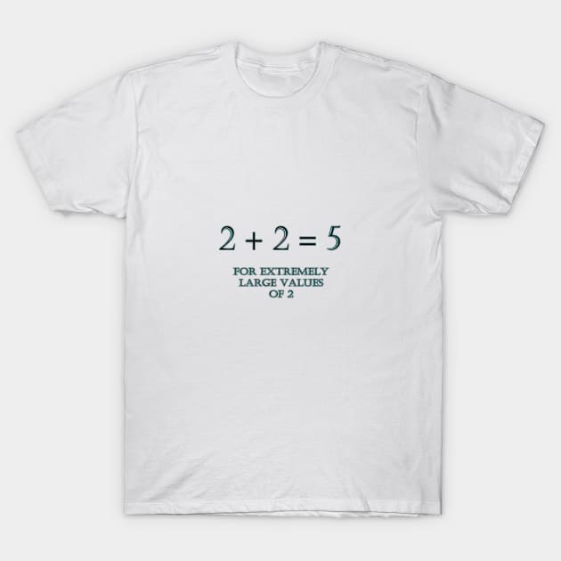 Funny One-Liner Math Joke T-Shirt by PatricianneK